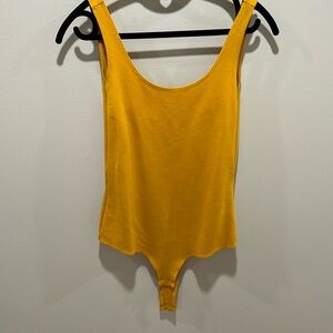 Mustard yellow bodysuit